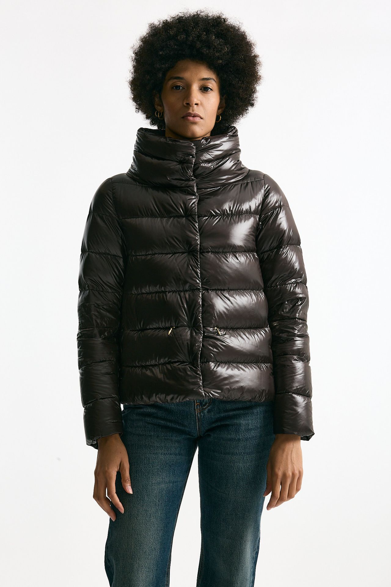 Piumino corto cioccolato women Herno - 2