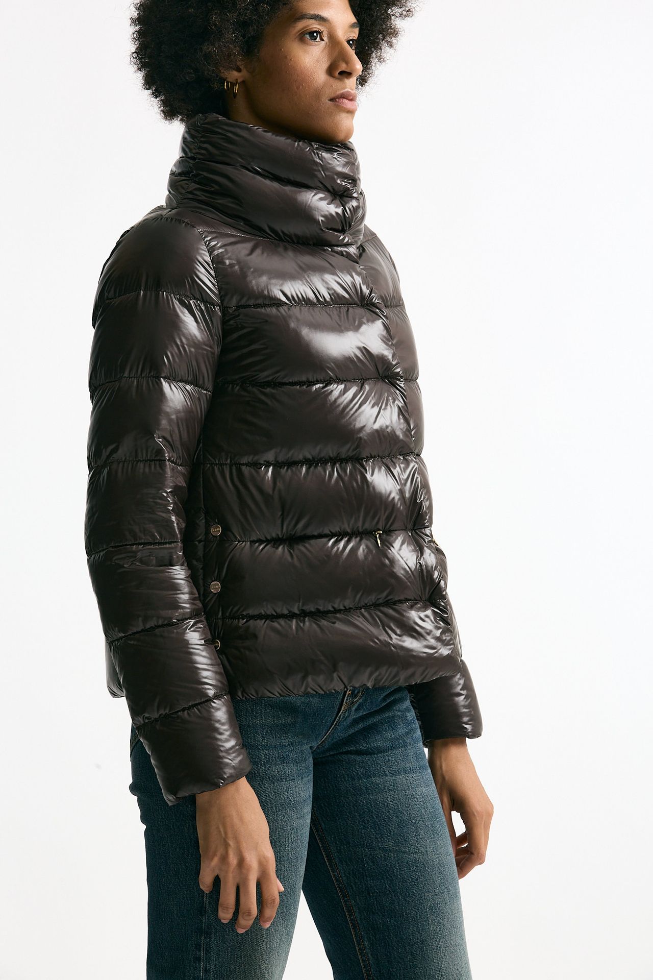 Piumino corto cioccolato women Herno - 3