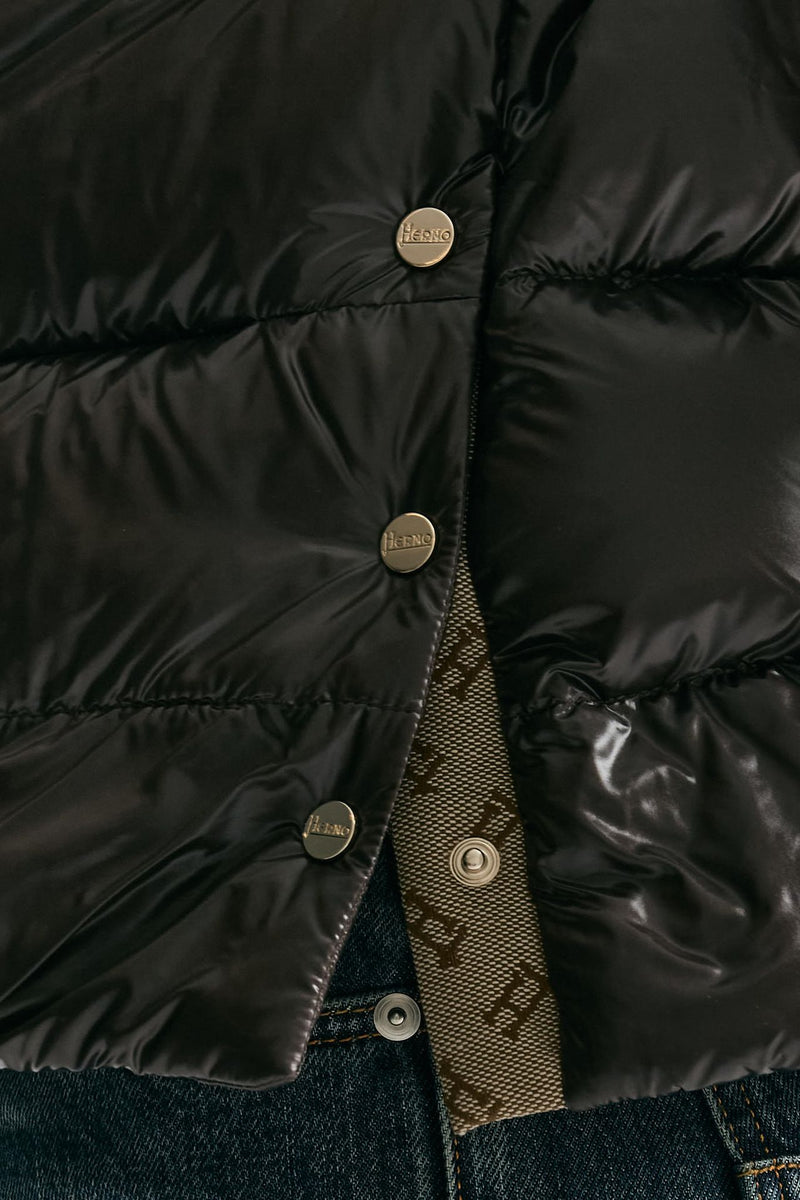 Piumino corto cioccolato women Herno - 7