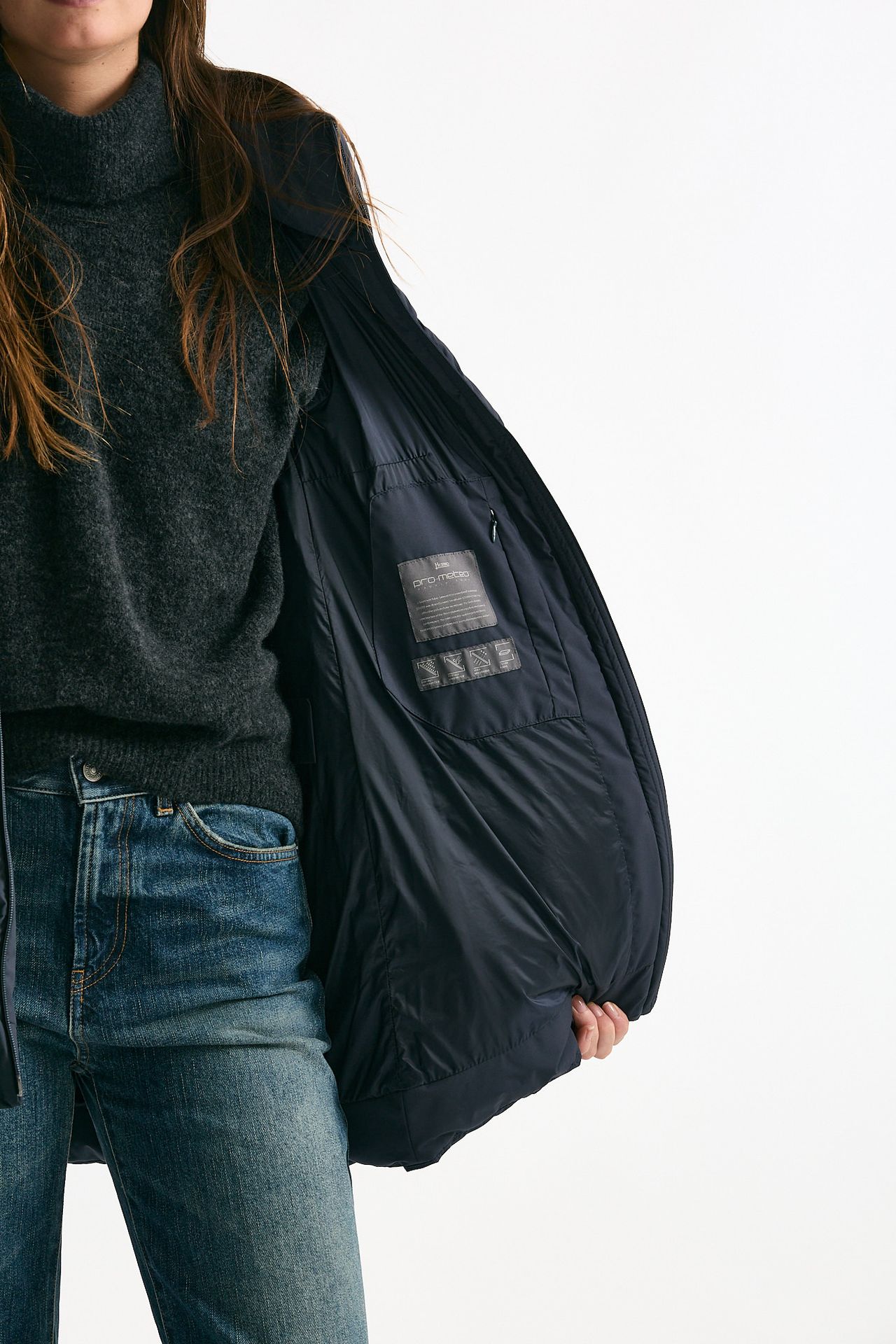 Piumino midi imbottito blu women Herno - 6