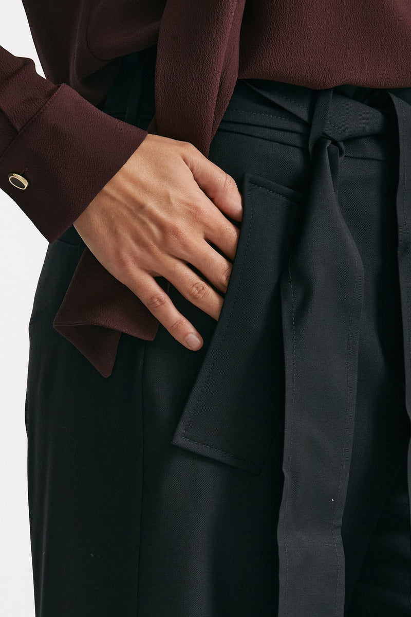Pantalone palazzo DAYSI nero women Incotex - 5
