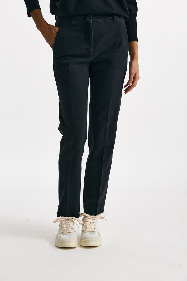 Pantalone slim in cotone LEYRE blu women Incotex