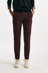 Pantalone slim LEYRE bordeaux women Incotex - 1