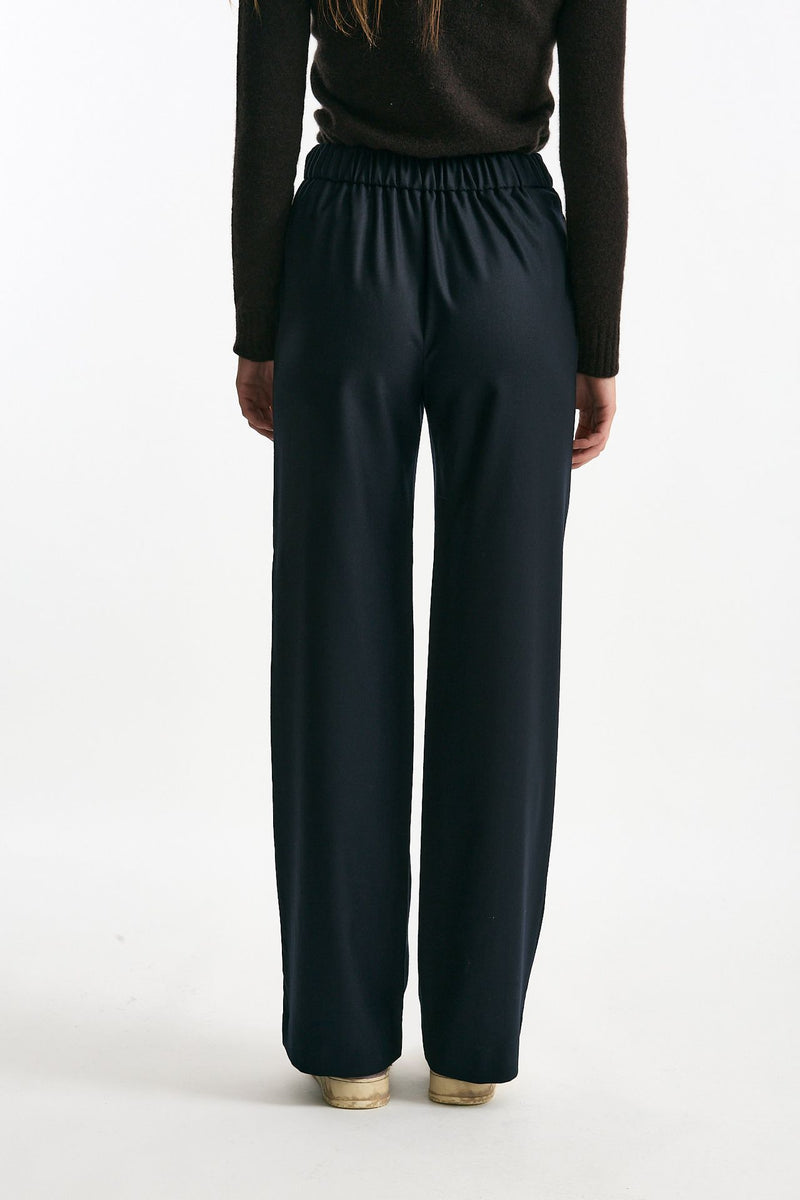 Pantalone ampio IVY blu women Incotex - 4