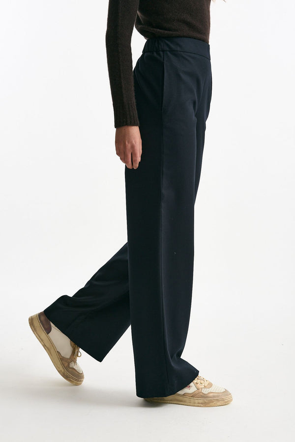 Pantalone ampio IVY blu women Incotex