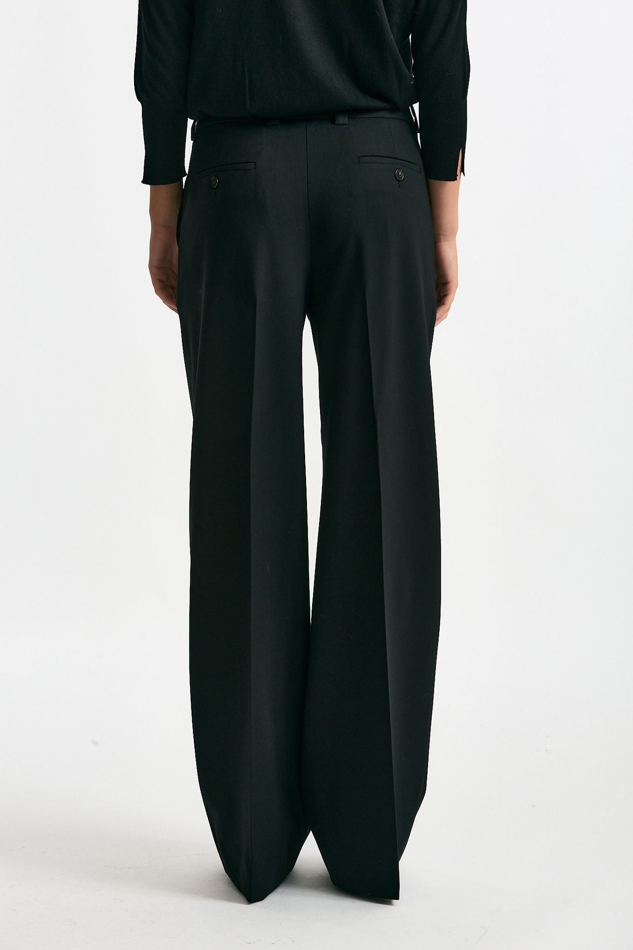 Pantalone ampio NEERA nero women Incotex - 3