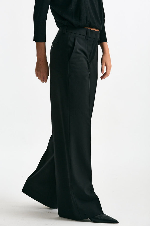 Pantalone ampio NEERA nero women Incotex