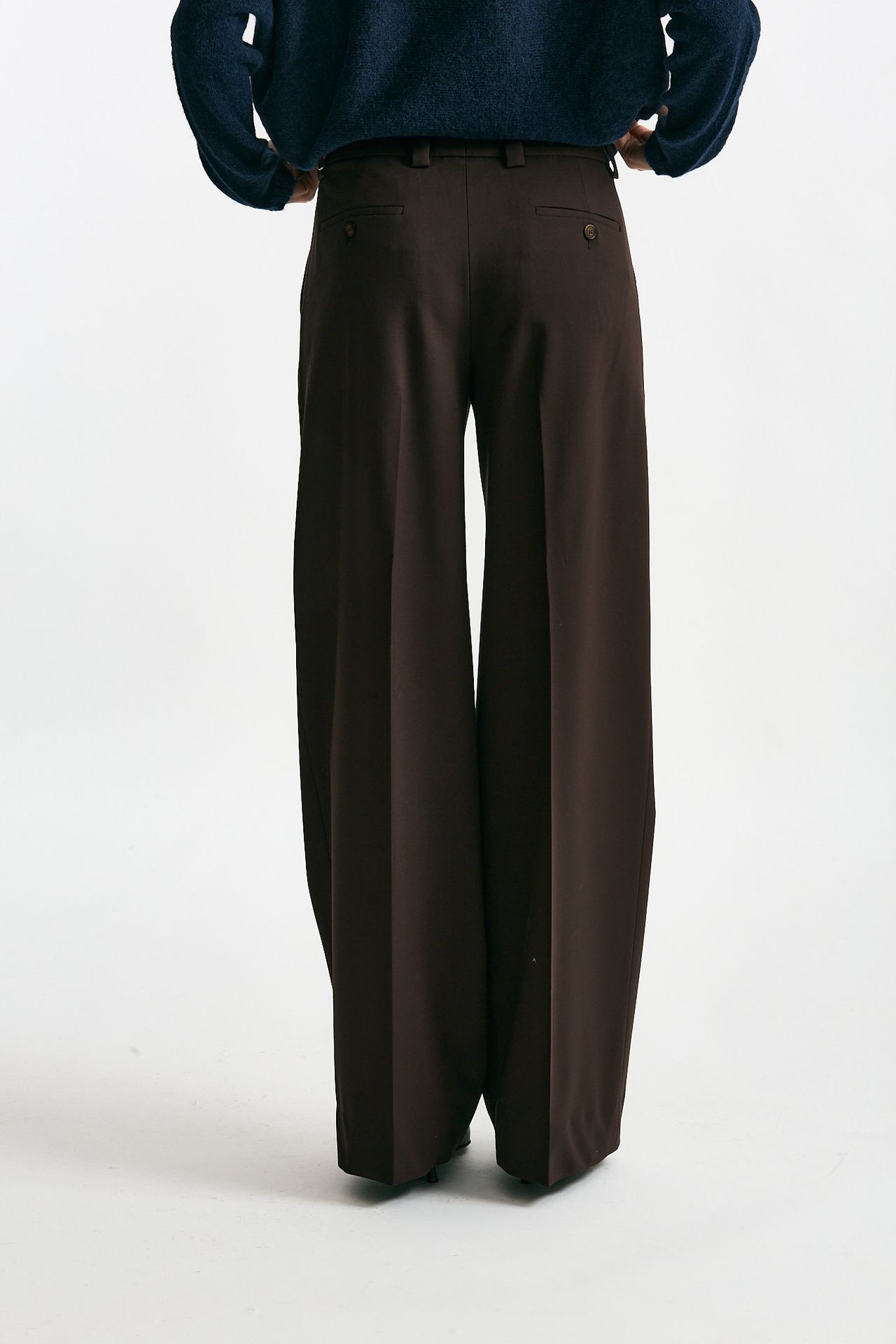 Pantalone ampio NEERA testa di moro women Incotex - 2
