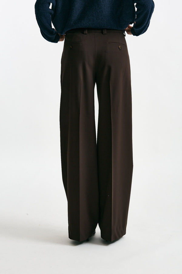 Pantalone ampio NEERA testa di moro women Incotex