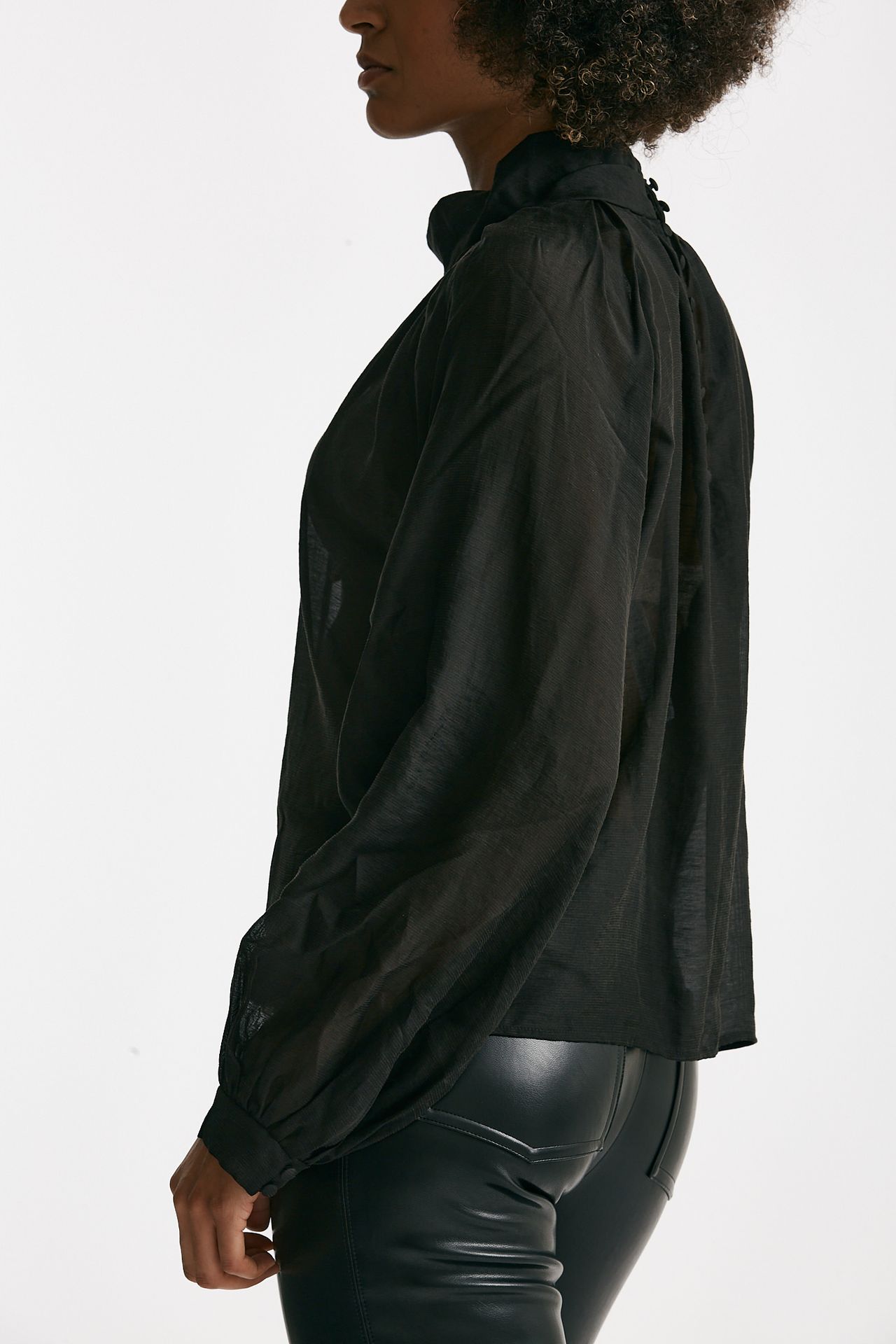 Camicia in viscosa nero women Iro - 3