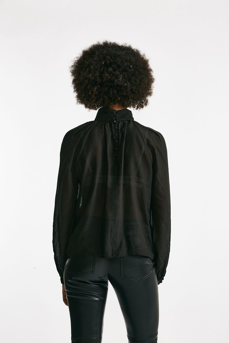 Camicia in viscosa nero women Iro - 4