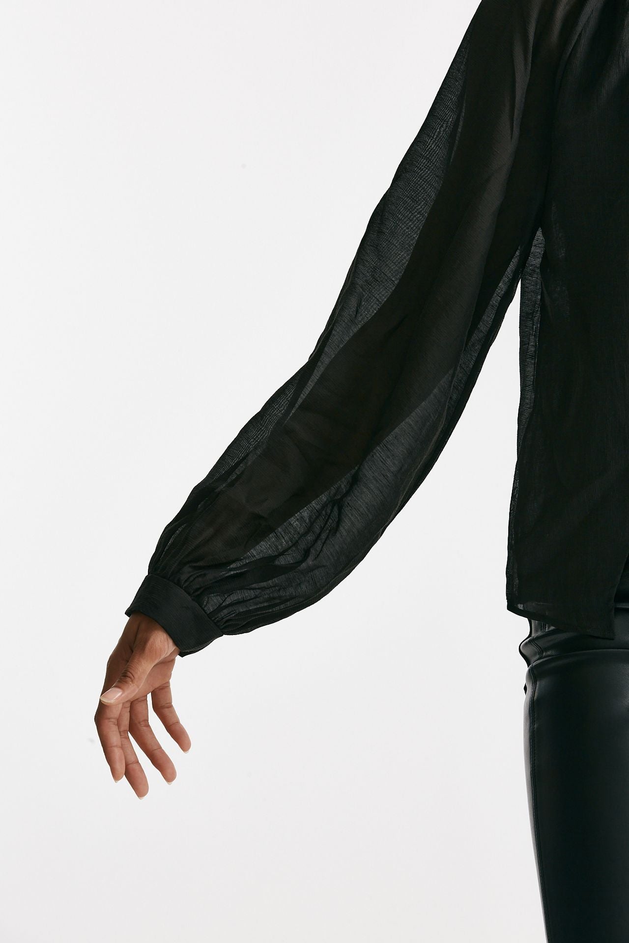 Camicia in viscosa nero women Iro - 6