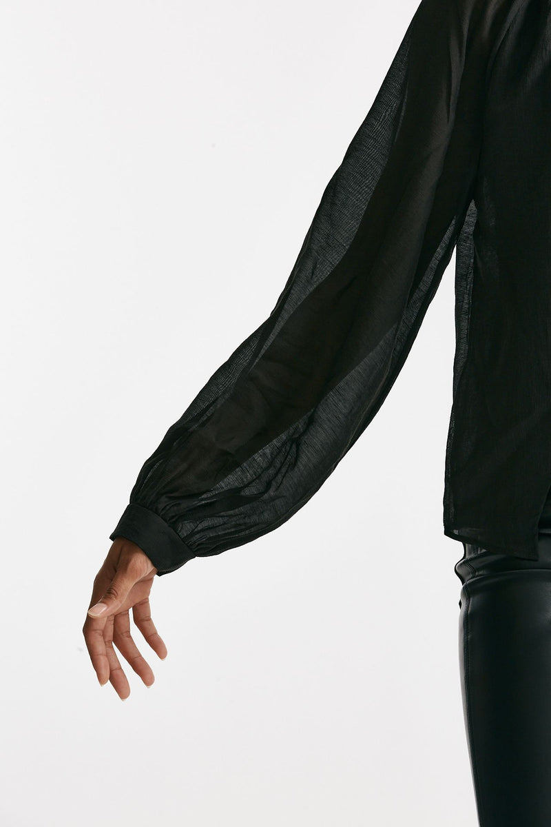 Camicia in viscosa nero women Iro - 6
