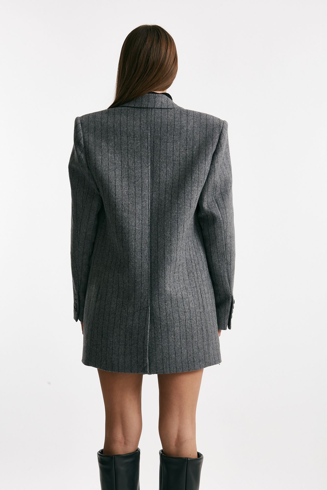 Giacca over gessata grigio women Iro - 3