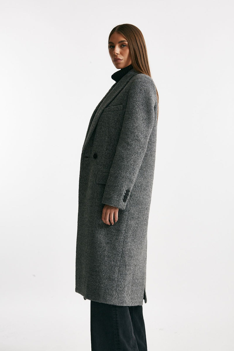 Cappotto over grigio melange women Iro - 5