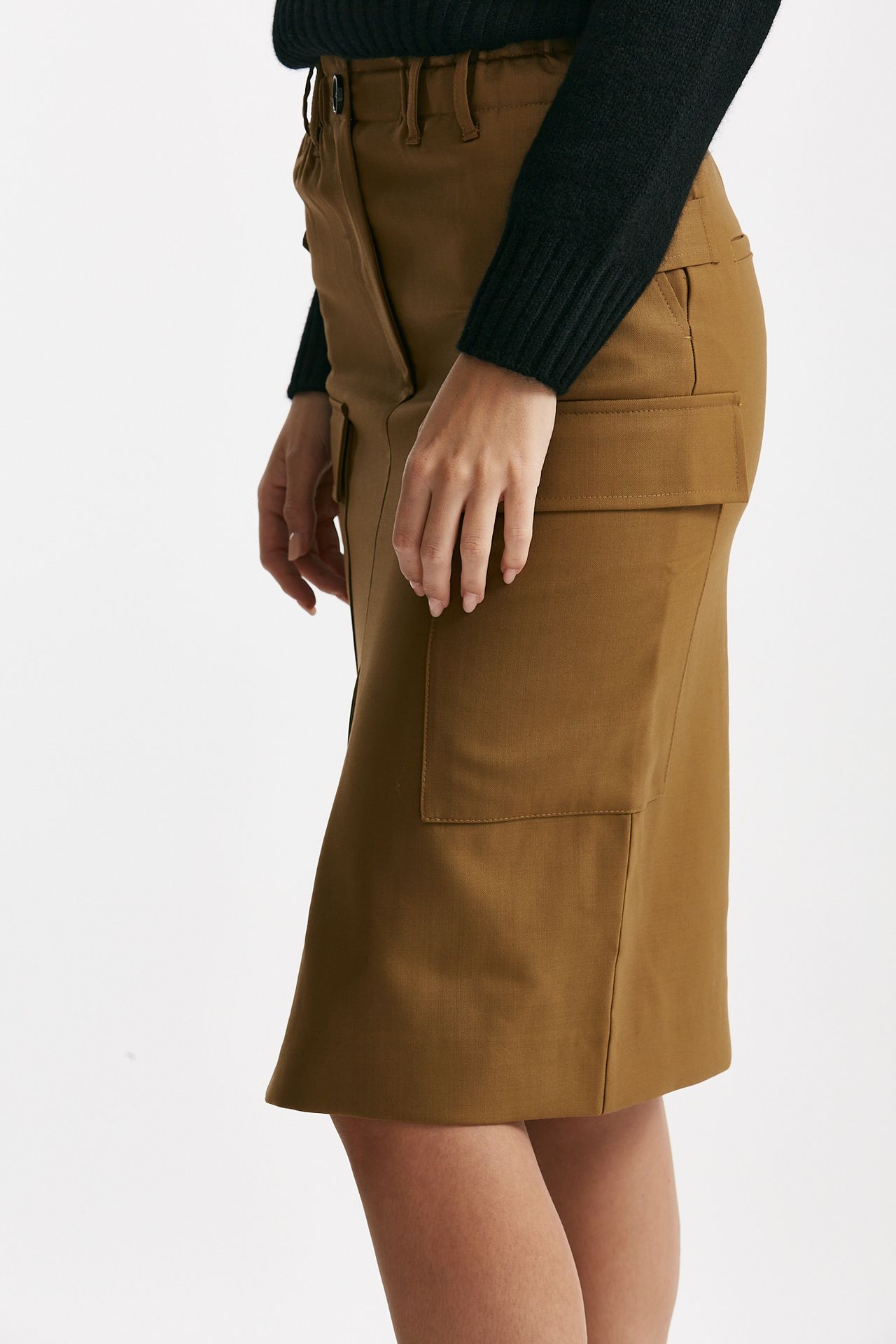 Gonna midi vita alta cammello women Iro - 3