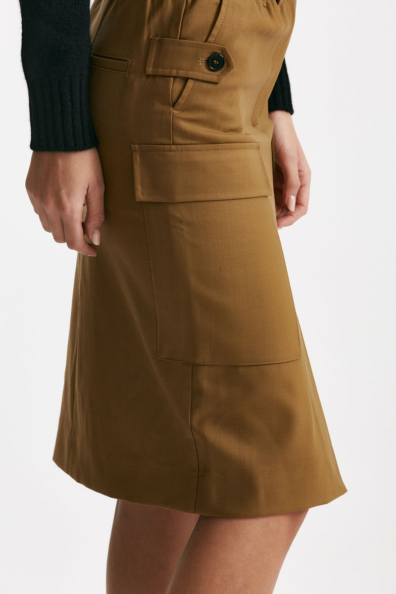 Gonna midi vita alta cammello women Iro - 8