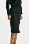Gonna midi vita alta nero women Iro - 3