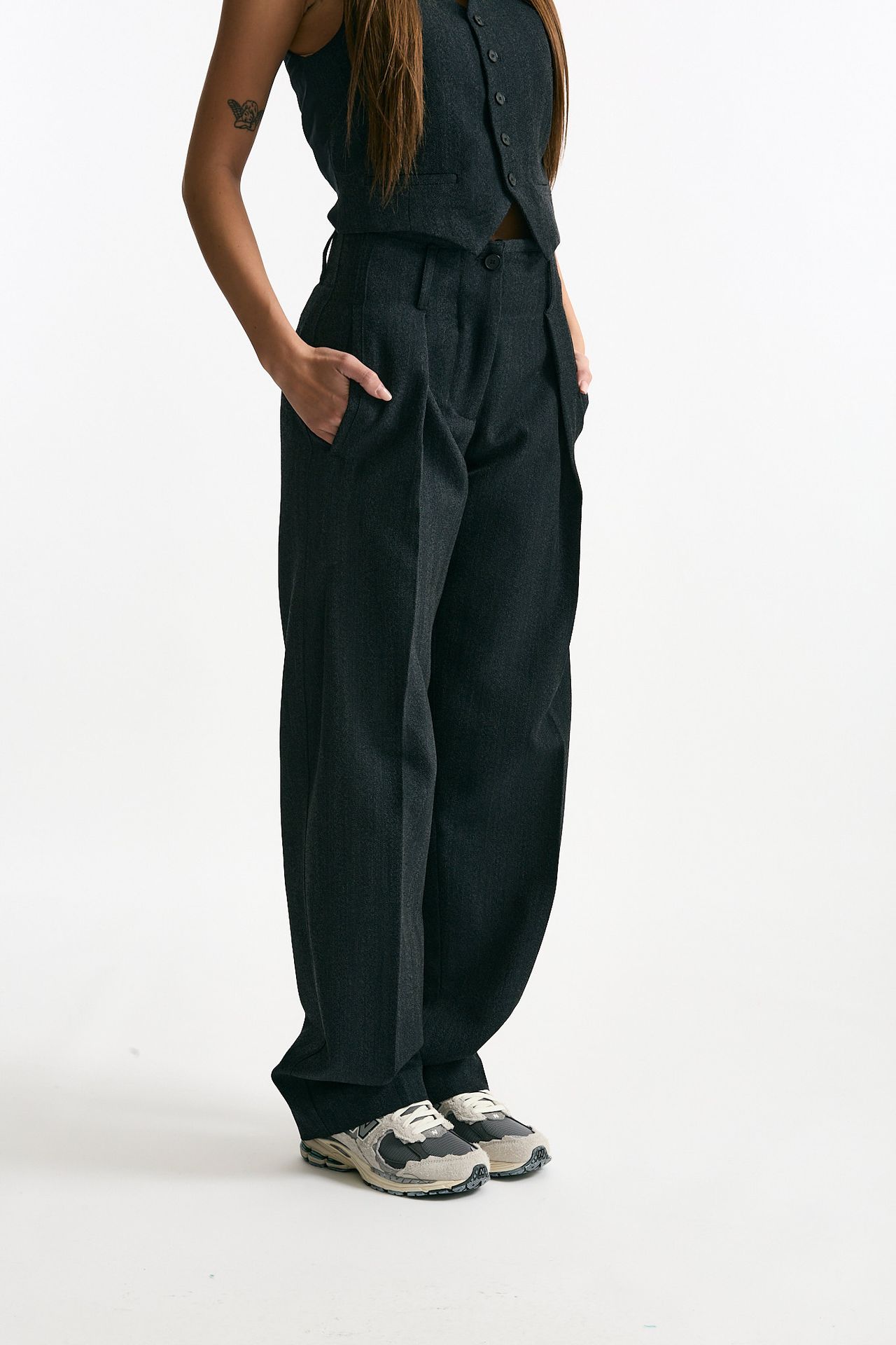 Pantalone pinces antracite women Iro - 2