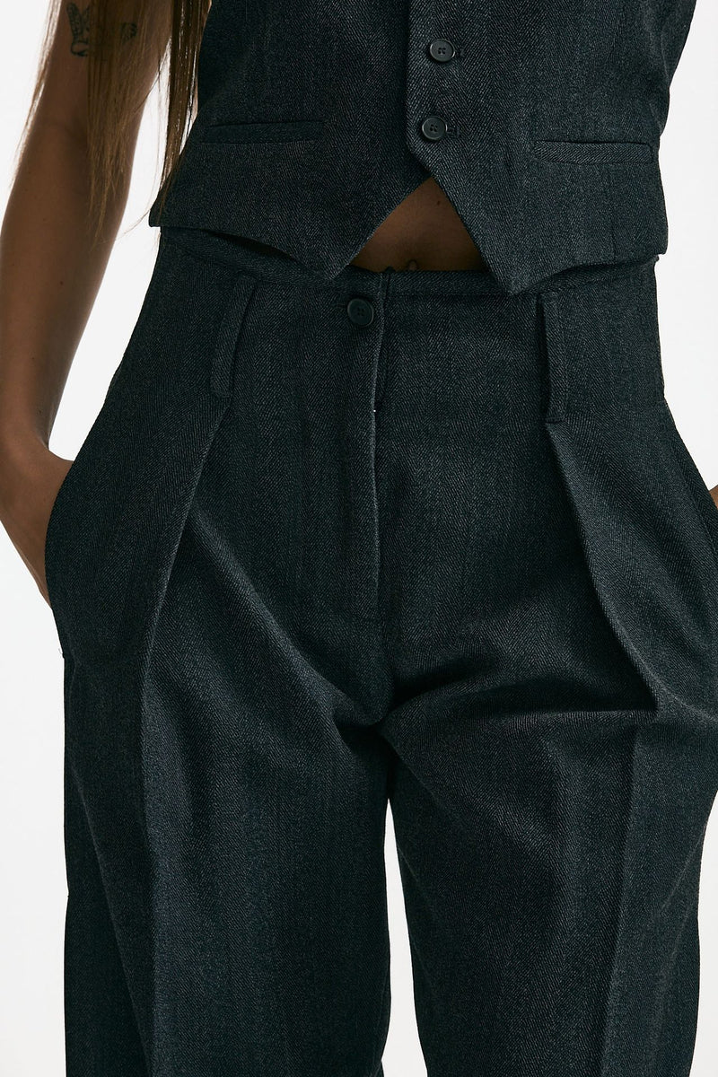 Pantalone pinces antracite women Iro - 4