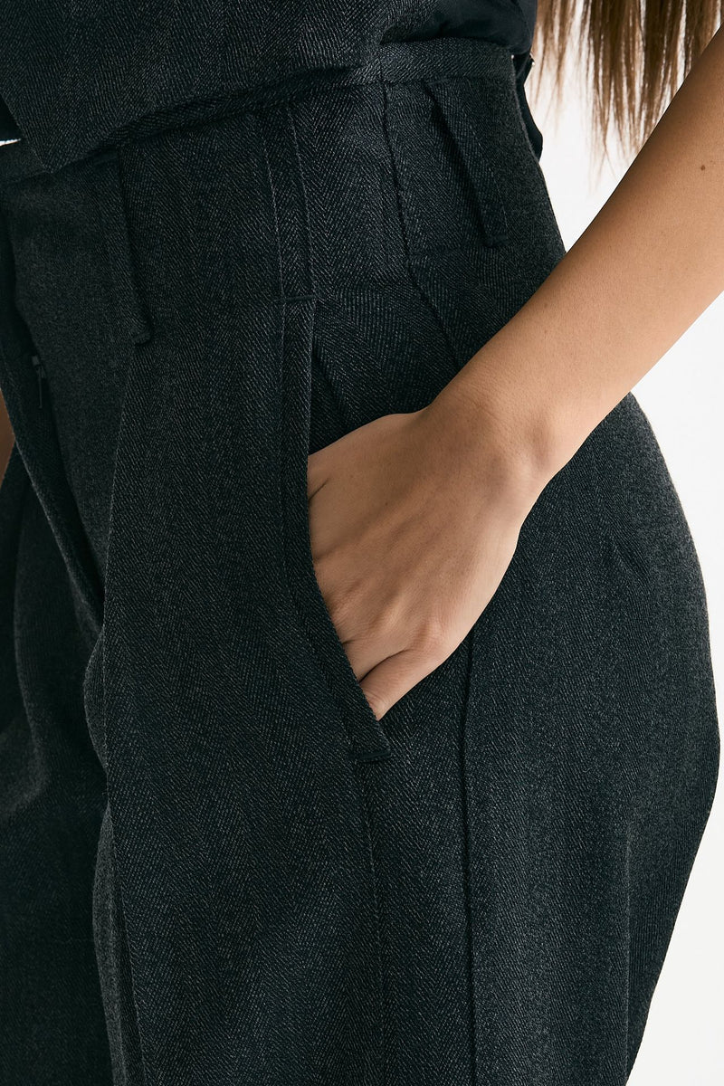 Pantalone pinces antracite women Iro - 5