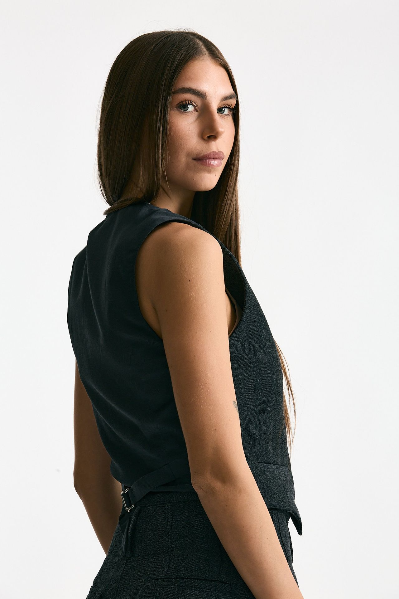Gilet abbottonato antracite women Iro - 4