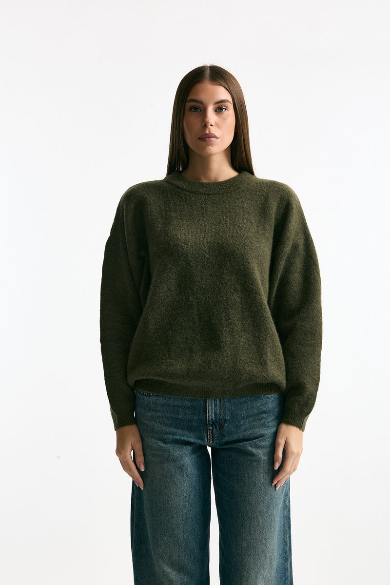 Maglia girocollo over verde oliva women Iro - 2