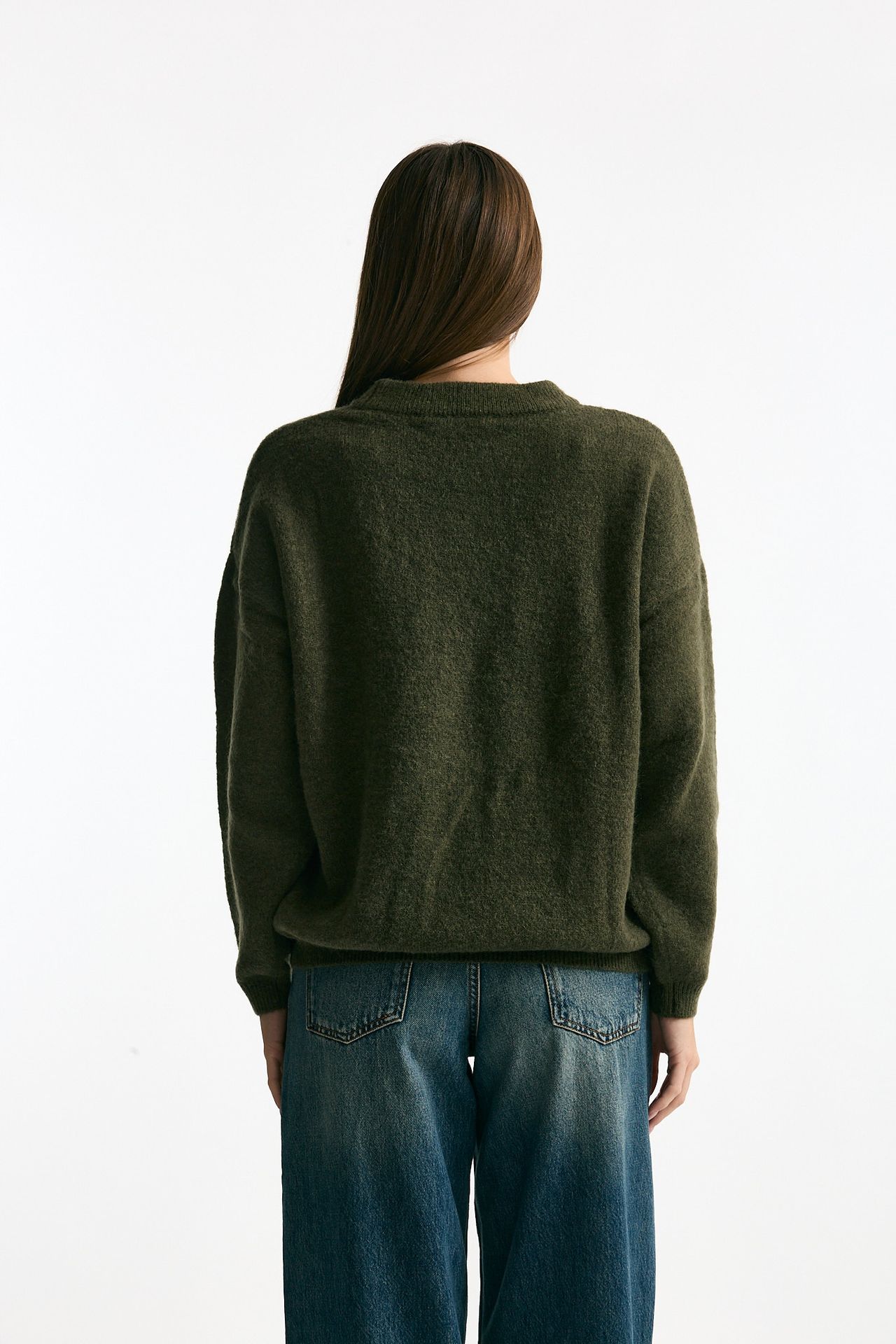 Maglia girocollo over verde oliva women Iro - 3