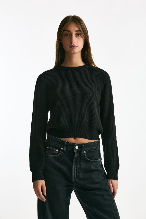 Maglia crop nero women Iro
