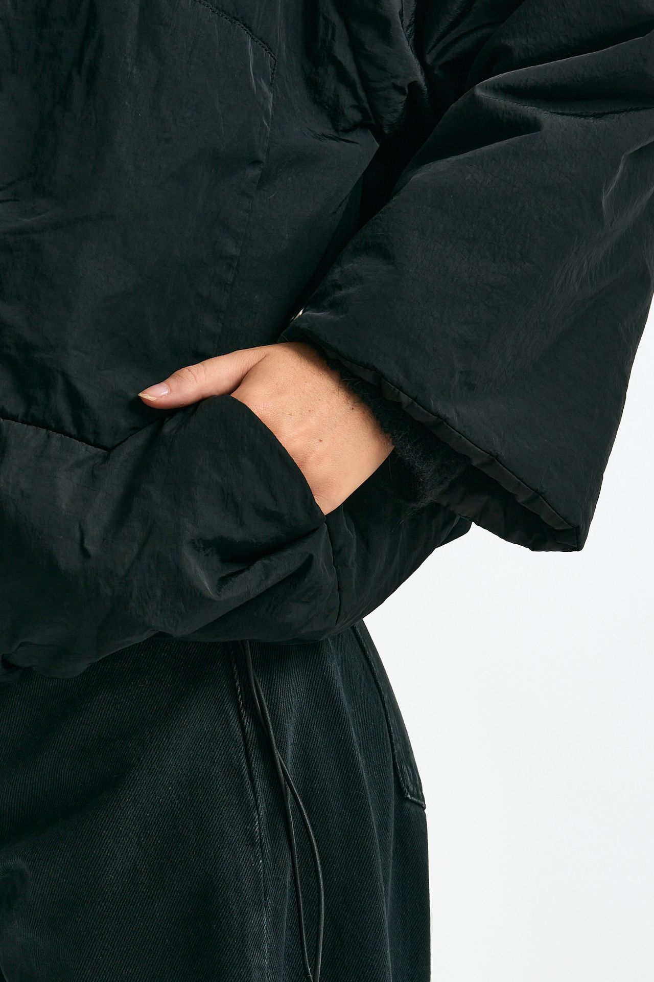 Giubbino over impermeabile nero women Kimo no - rain - 6