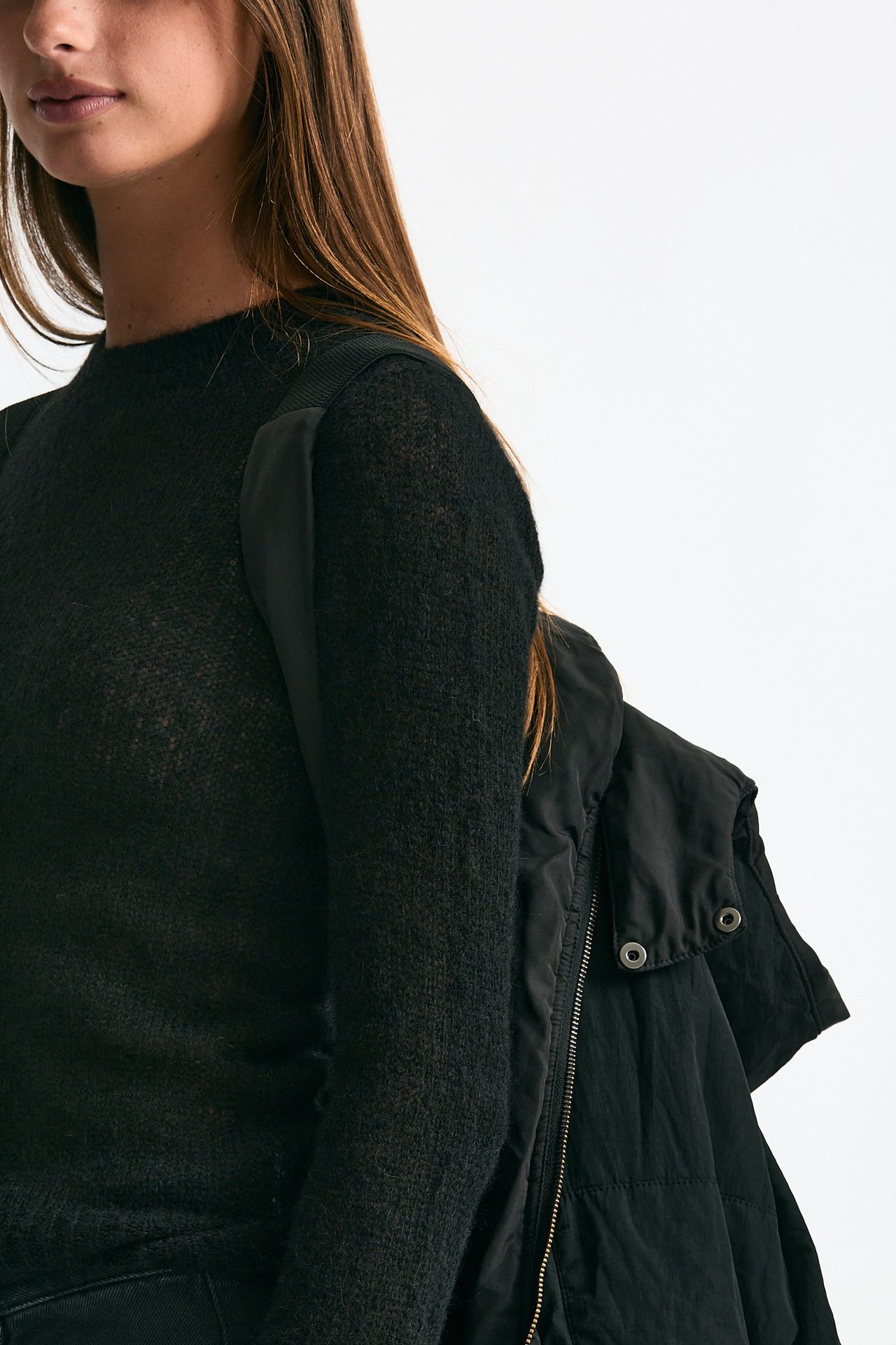 Giubbino over impermeabile nero women Kimo no - rain - 9