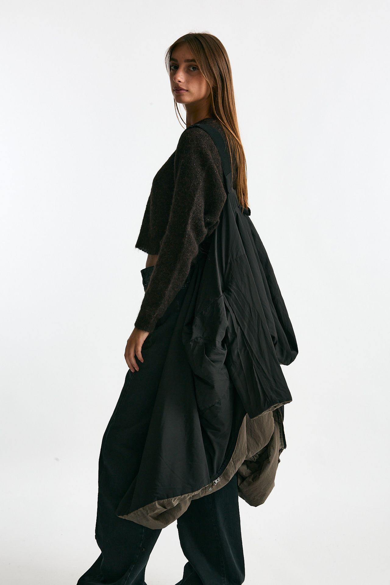 Giubbino lungo impermeabile reversibile women Kimo no - rain - 11