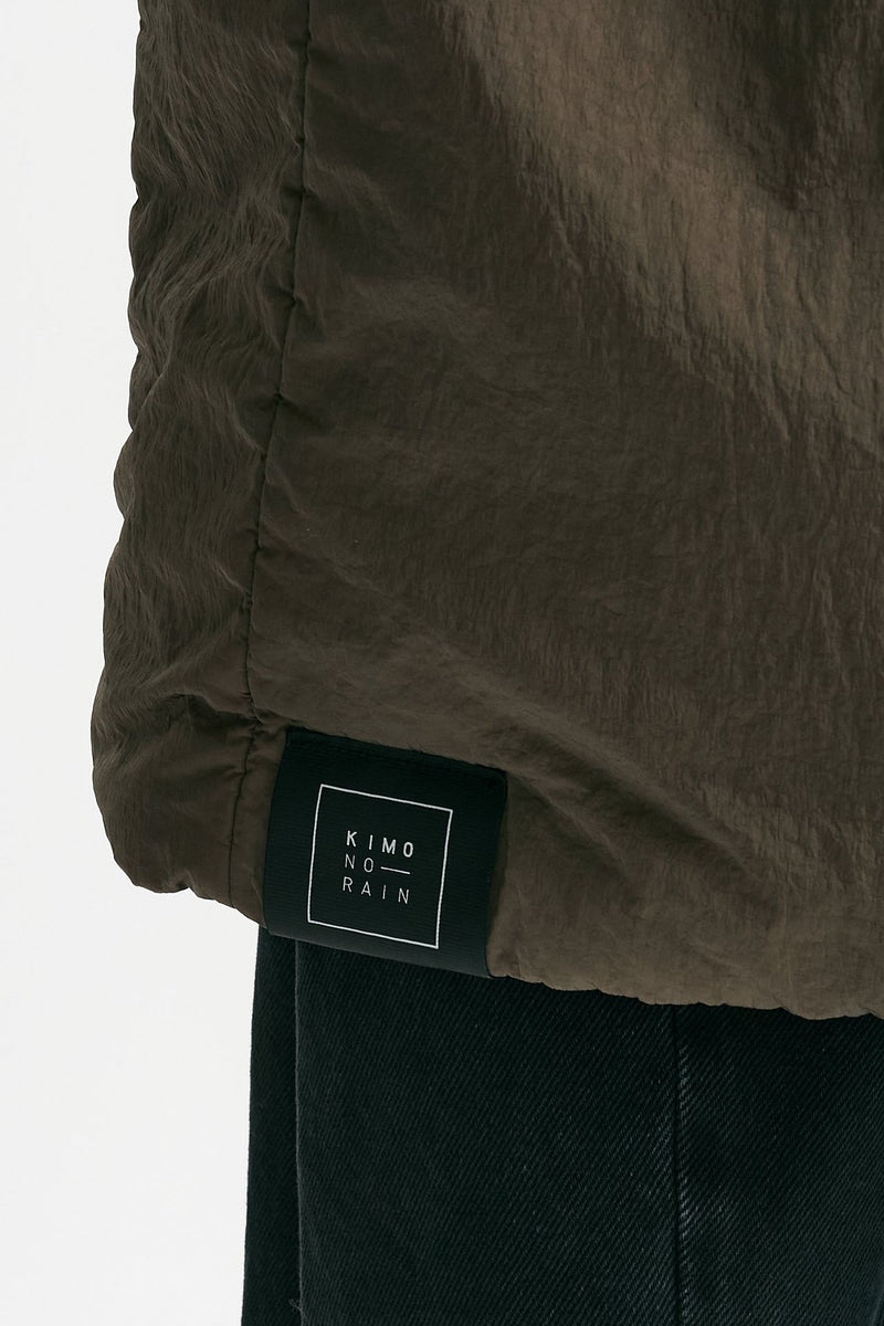 Giubbino lungo impermeabile reversibile women Kimo no - rain - 8