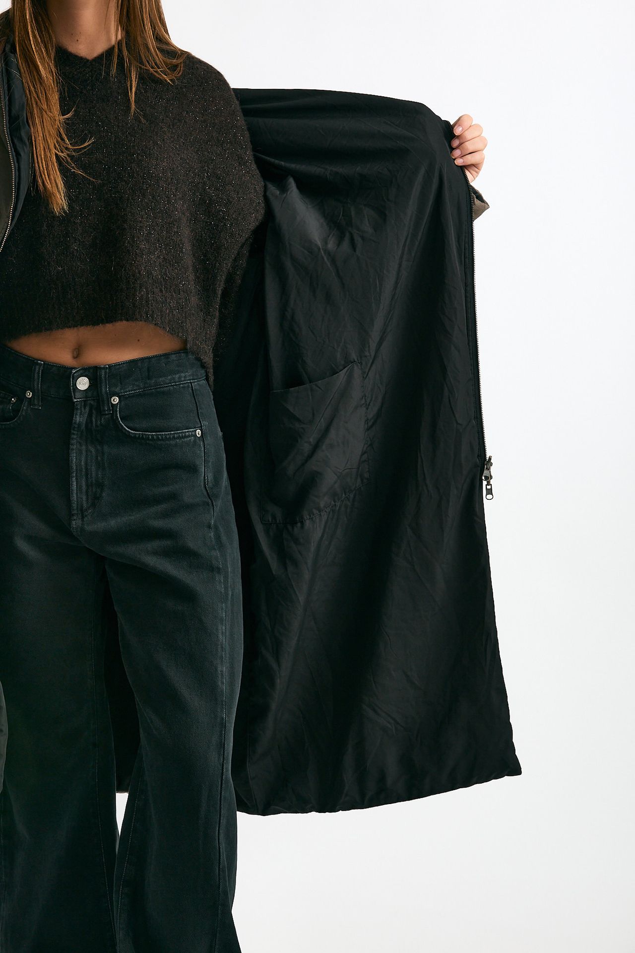 Giubbino lungo impermeabile reversibile women Kimo no - rain - 10