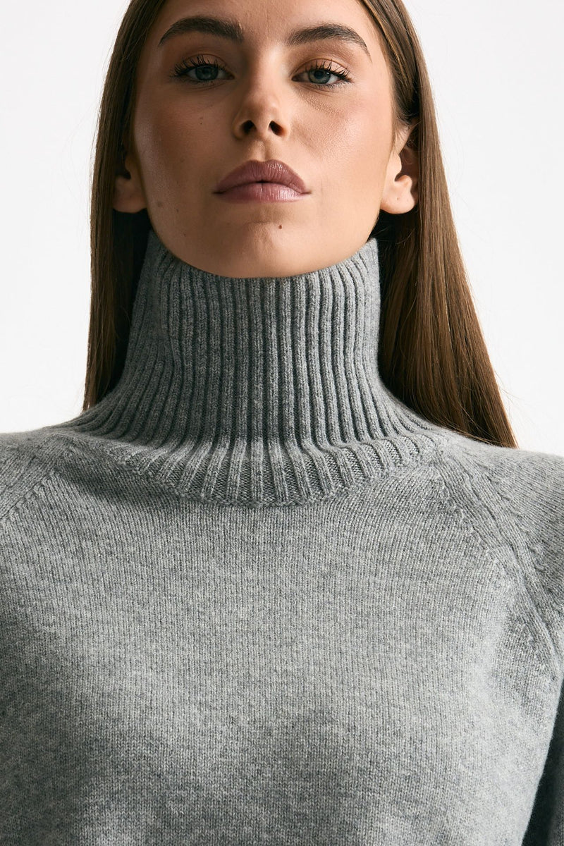 Dolcevita crop grigio women Laneus - 4