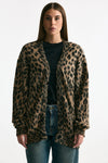 Cardigan over animalier women Laneus - 1