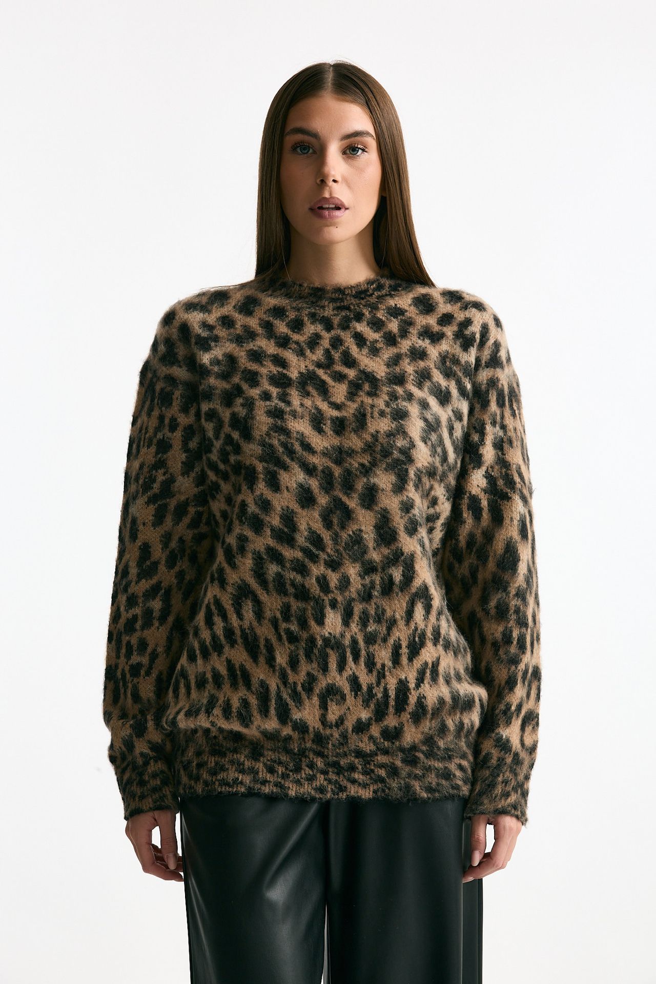 Maglia over animalier women Laneus - 2