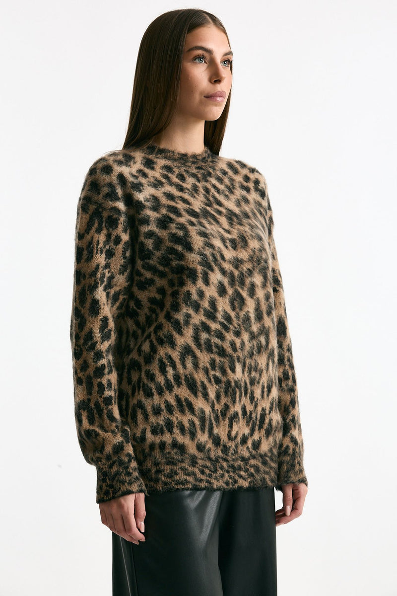 Maglia over animalier women Laneus - 1