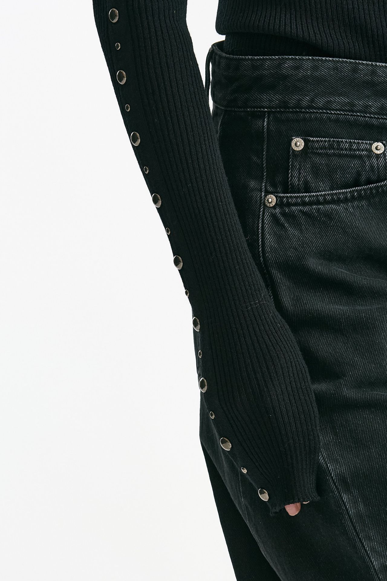 Dolcevita a costine nero women Laneus - 4