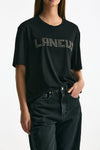 T-shirt in cotone destroyed nero women Laneus - 4