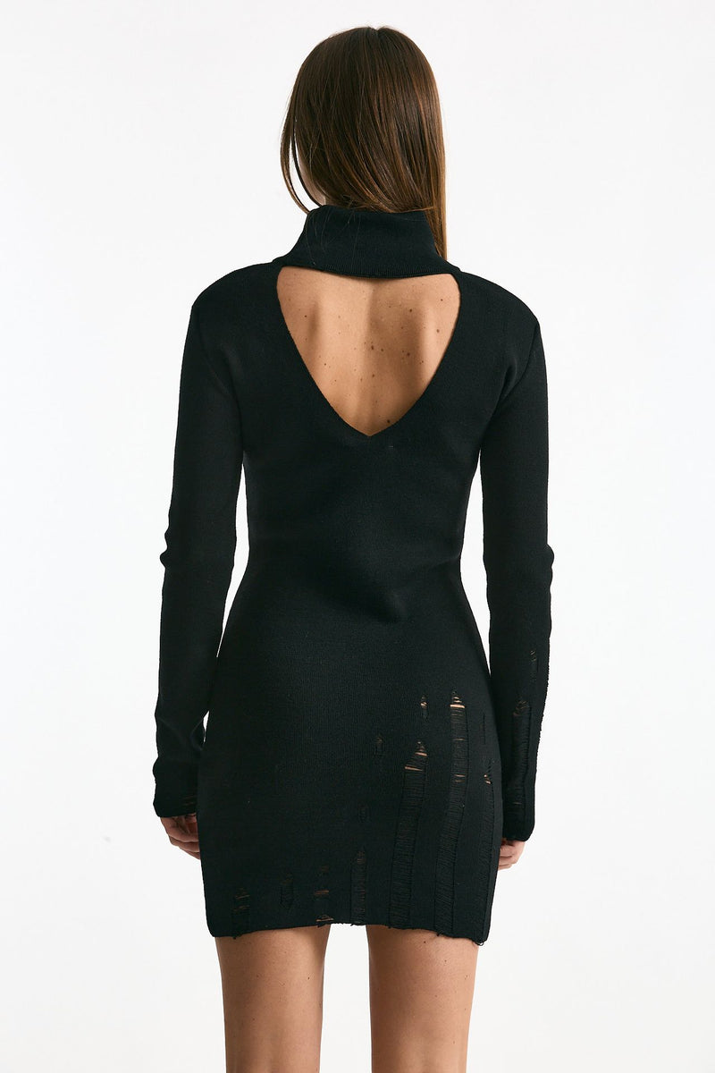 Abito in lana nero women Laneus - 2