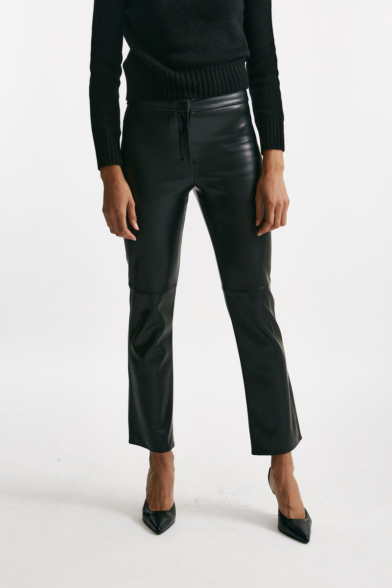 Pantalone SUBLIME slim in eco pelle nero women Max mara s - 1