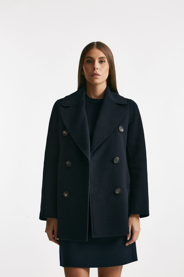 Caban doppiopetto CABAN in lana blu women Max mara s