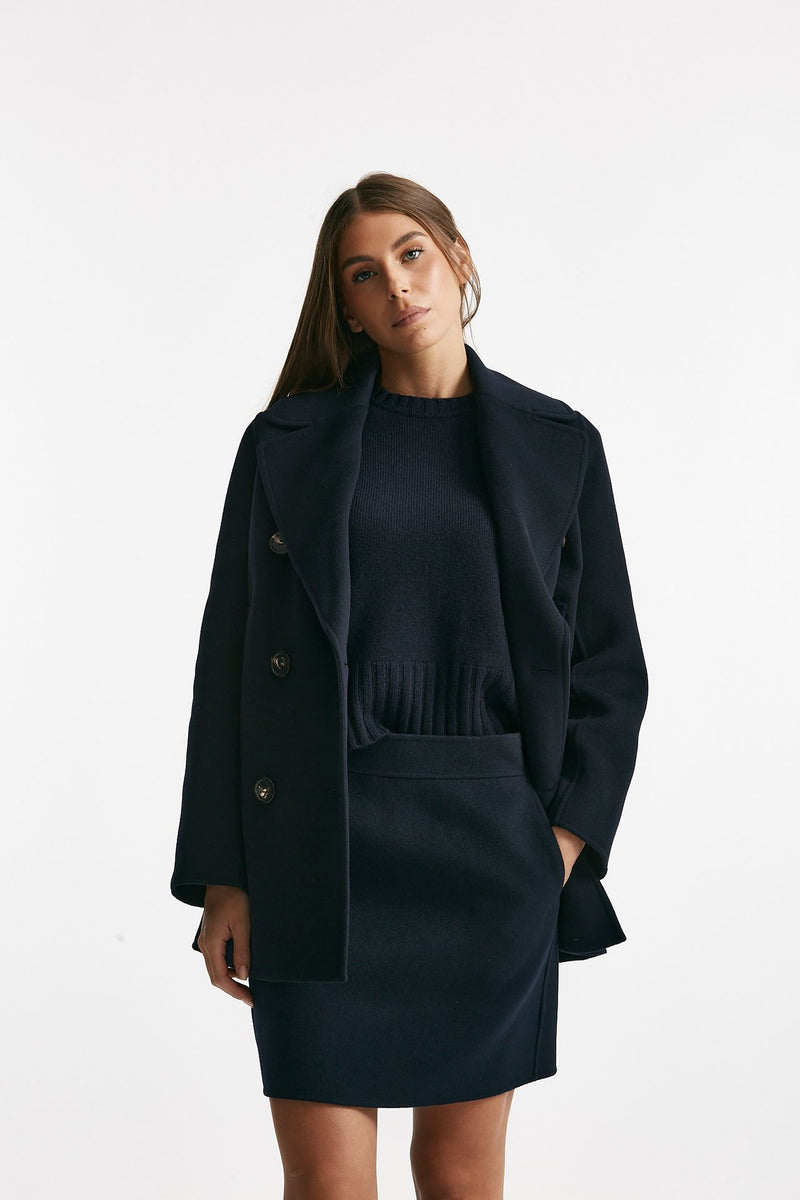 Caban doppiopetto CABAN in lana blu women Max mara s - 4