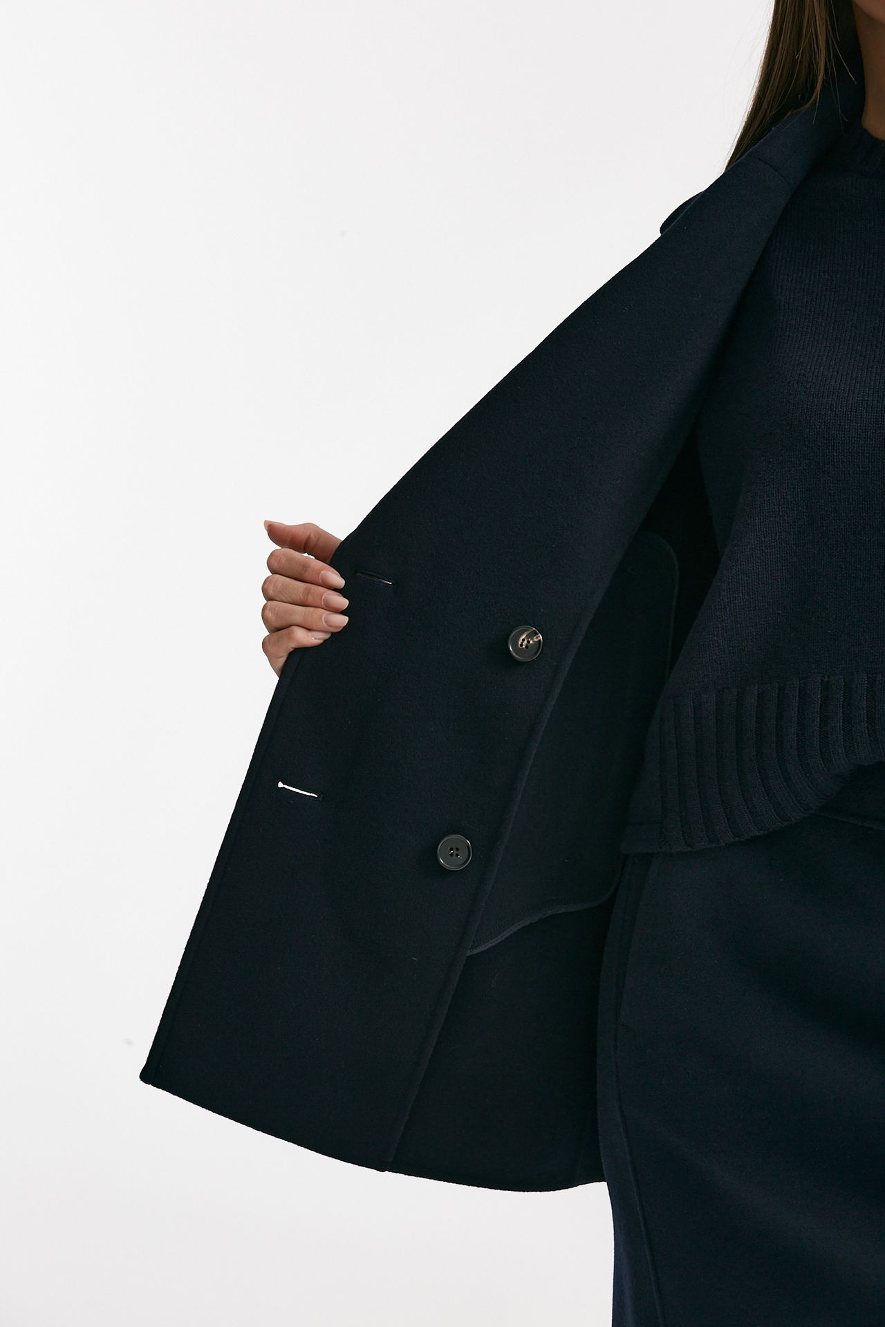 Caban doppiopetto CABAN in lana blu women Max mara s - 5