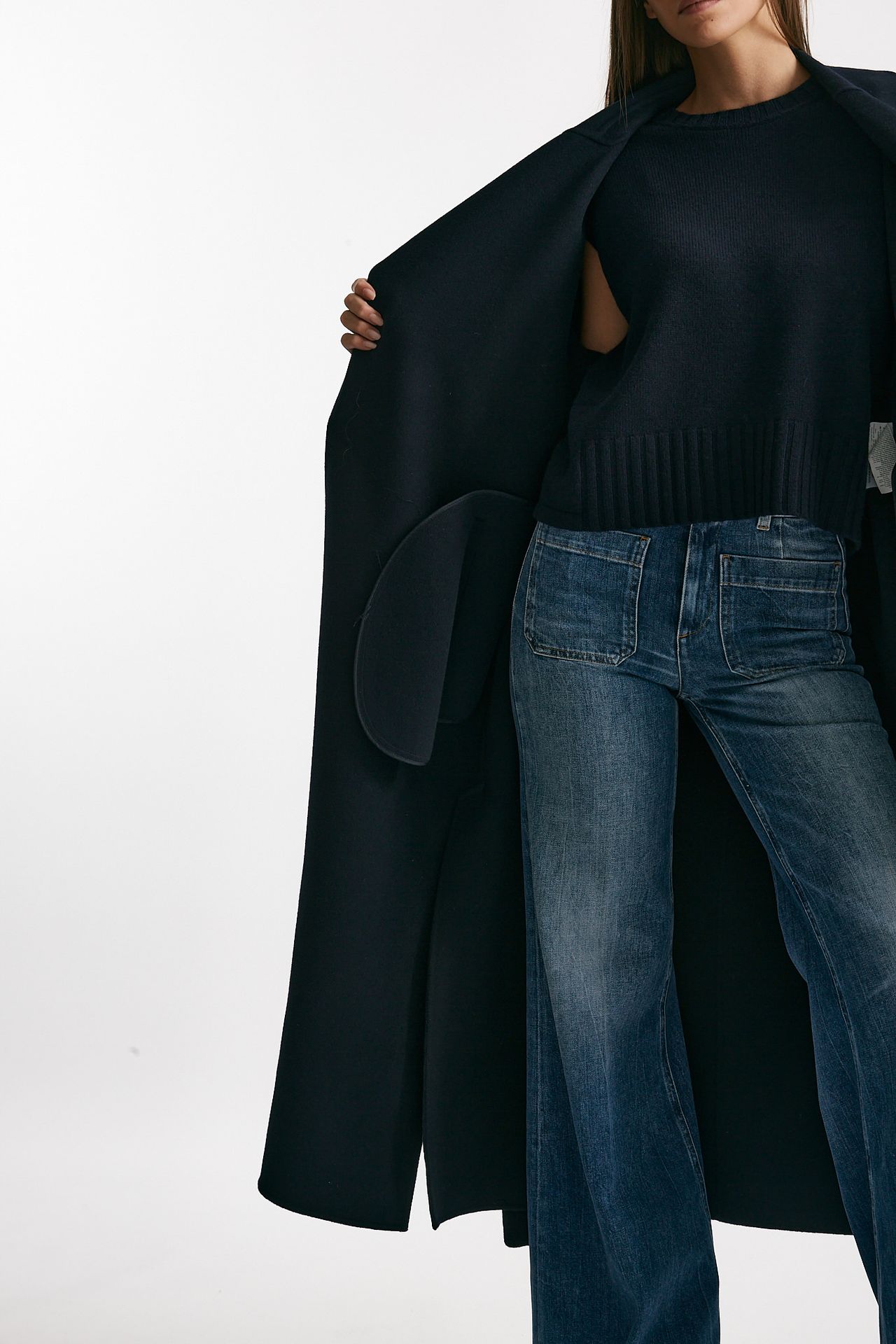 Cappotto lungo AGATA in lana blu women Max mara s - 6