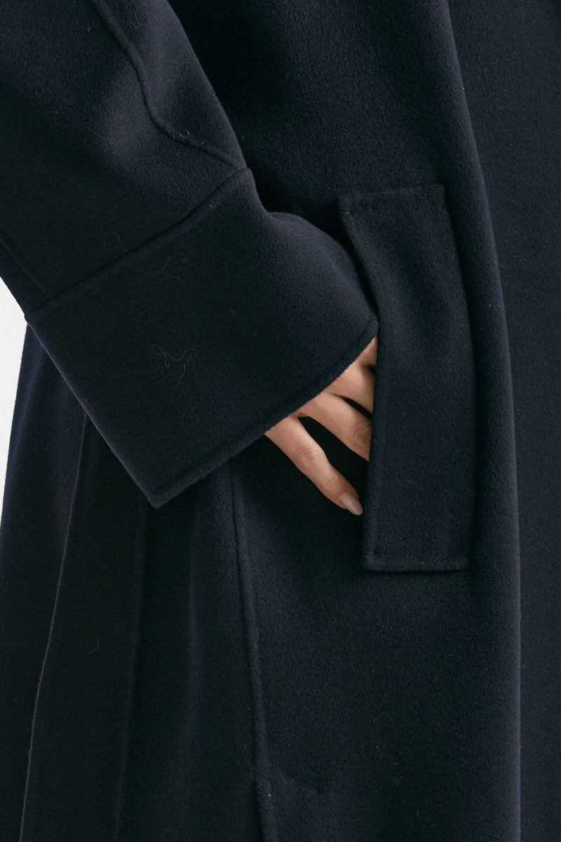 Cappotto lungo AGATA in lana blu women Max mara s - 7