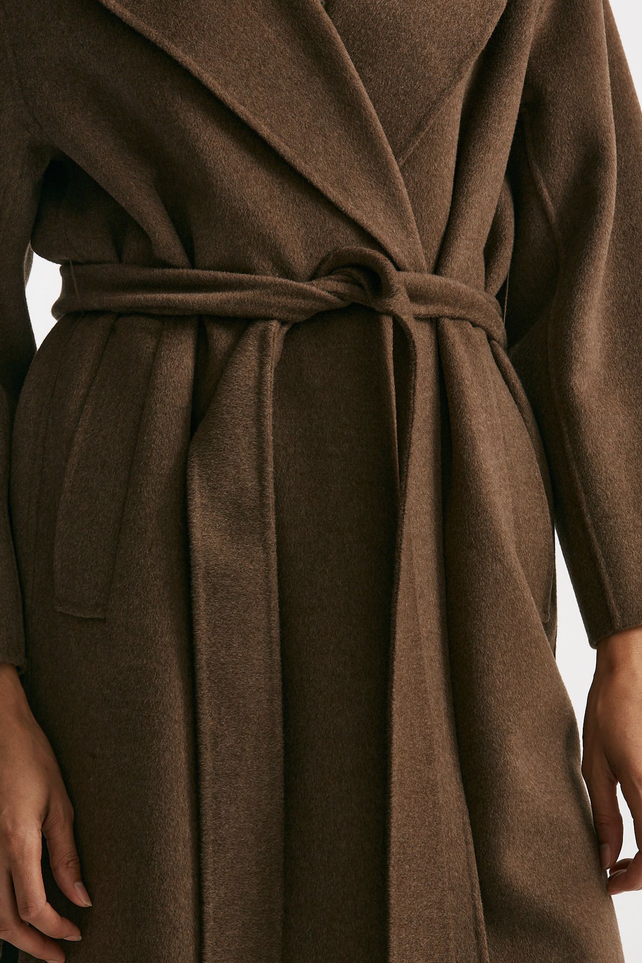 Cappotto a vestaglia CUORE in lana nocciola women Max mara s - 7