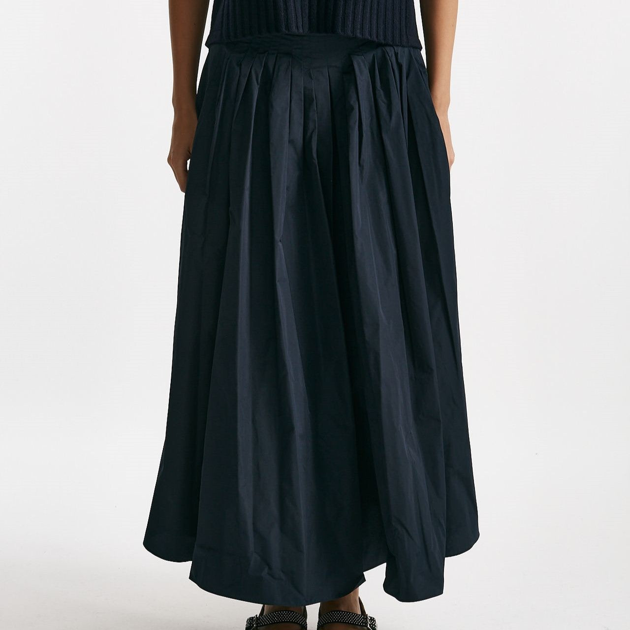 Gonna JOCKEY in taffetà antigoccia blu women Max mara s - 6