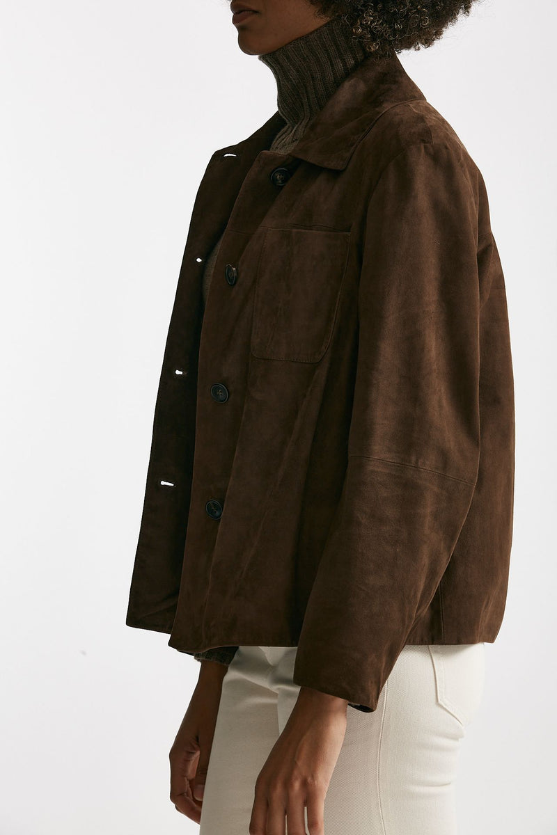Giacca CLOE in suede marrone women Max mara s - 4